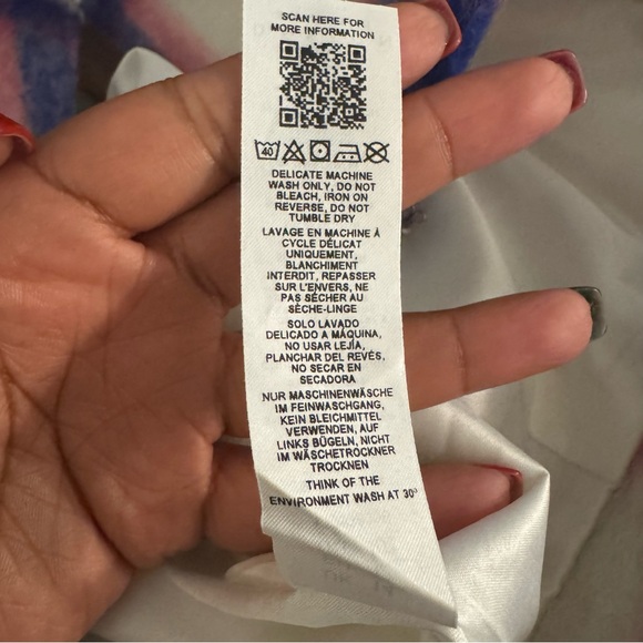 ASOS design check print Plaid Mini Skirt with Scalloped Hem - size 10 - Picture 7 of 8